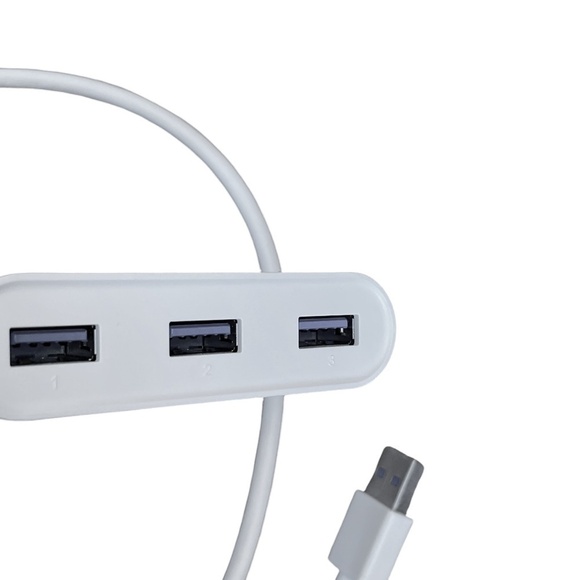 4 Port USB Hub White - Picture 4 of 9
